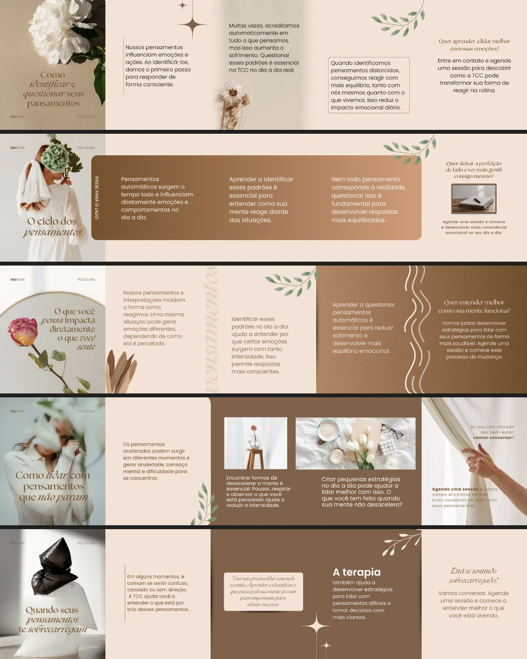 Templates de carrossel